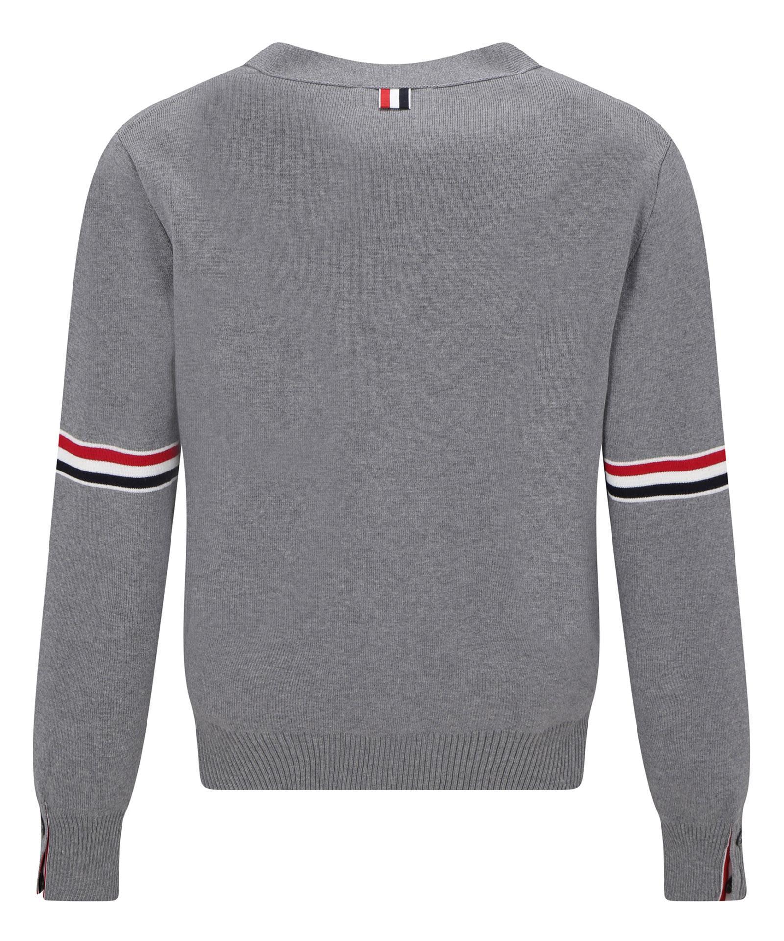 THOM BROWNE Cardigan In Grey Product Image