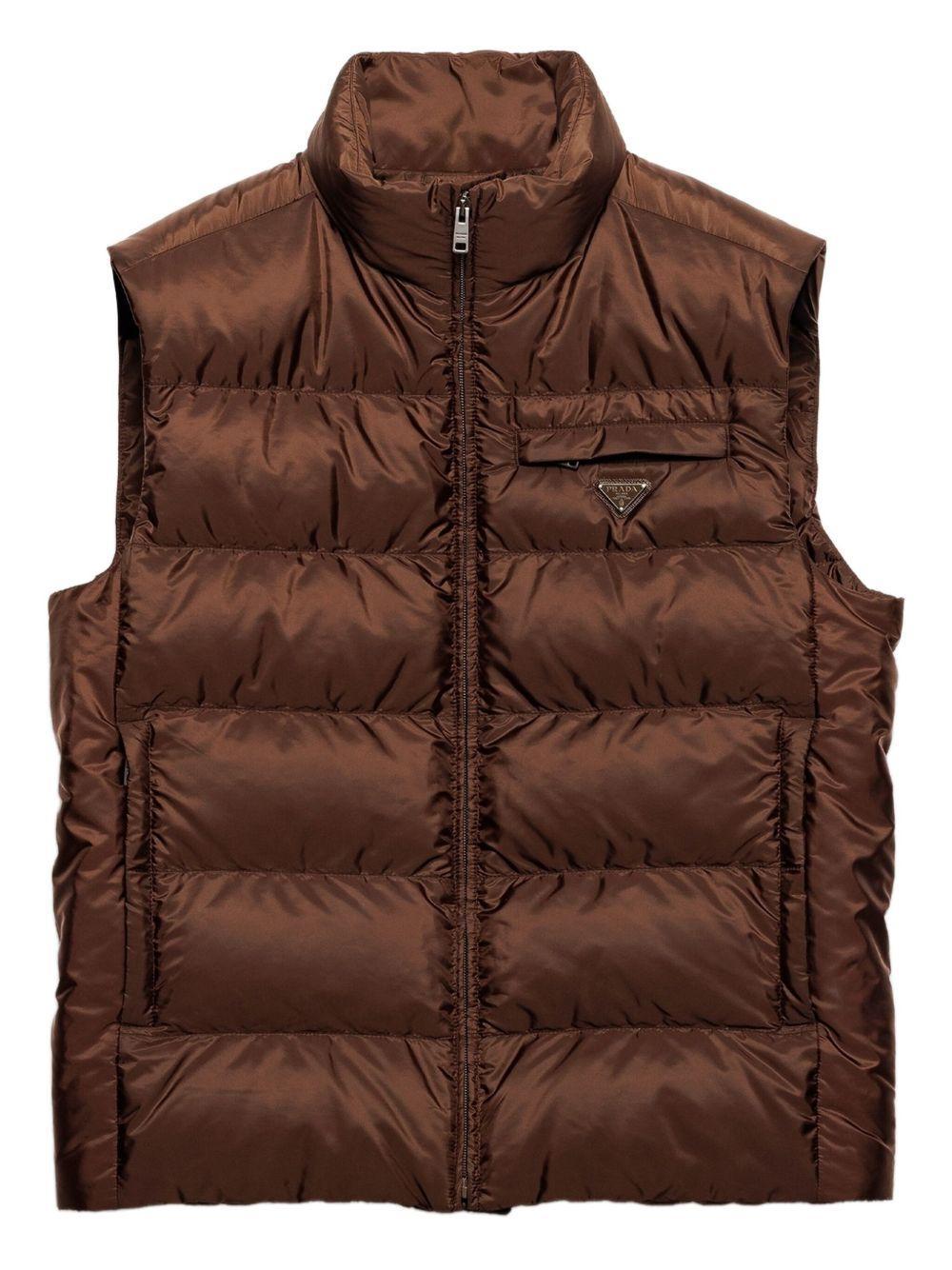 quilted padded vest Product Image
