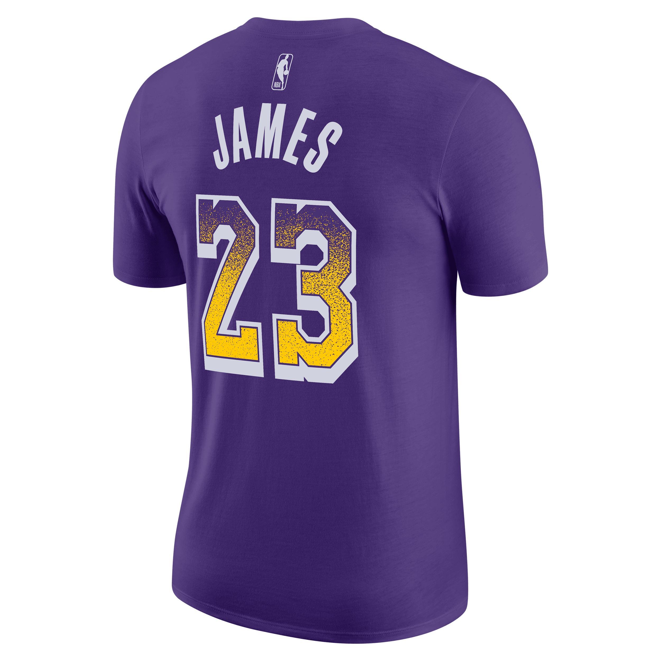 LeBron James Los Angeles Lakers Select Series Nike Mens NBA T-Shirt | HQ1318-504 Product Image