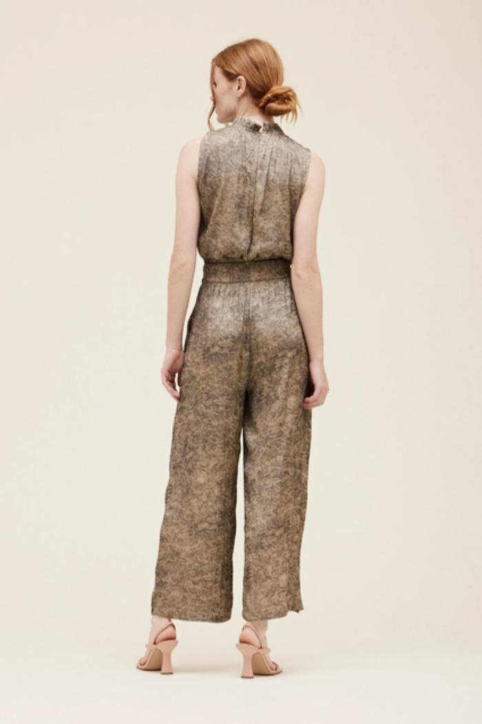 Ruffle Neck Jumpsuit Product Image