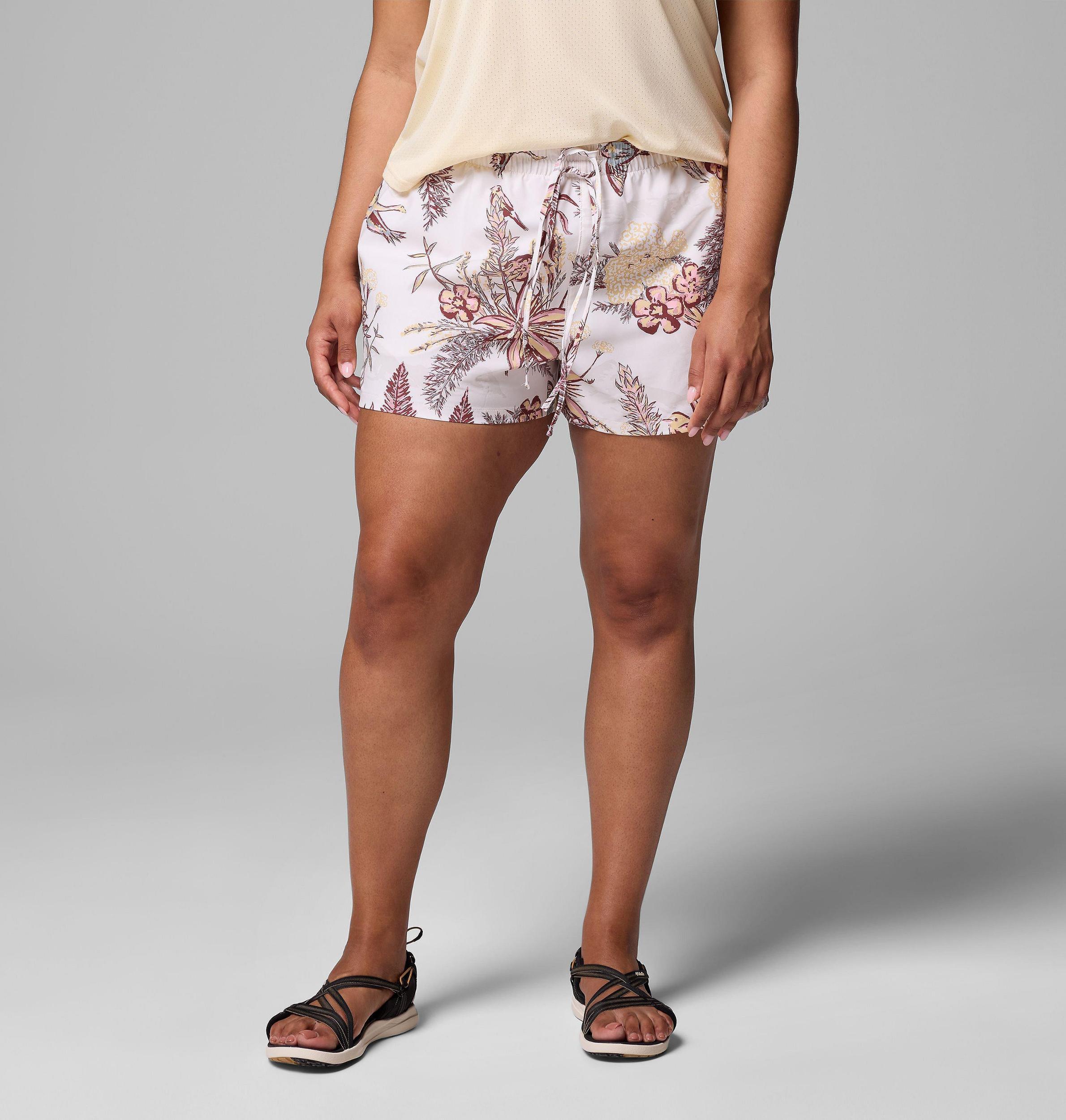 Columbia Womens Bogata Bay Print Shorts II - Plus Size- Product Image