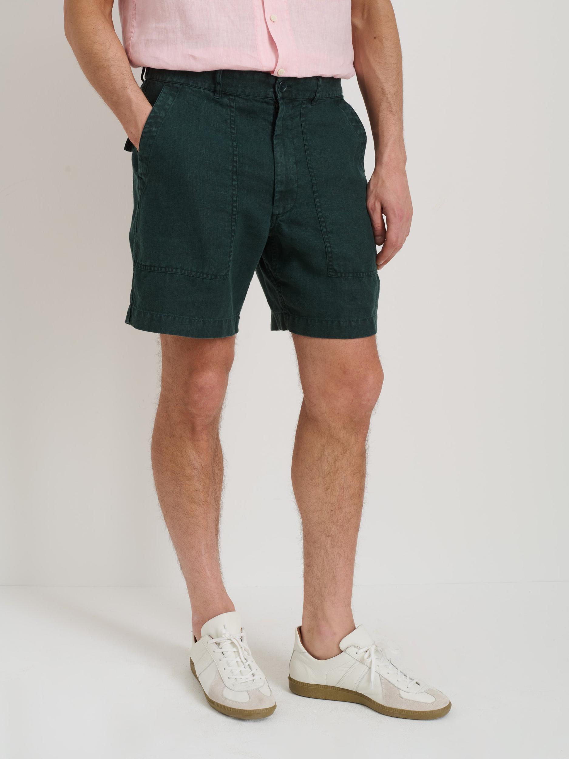 Garment Dyed Pull On Field Short In Linen Product Image