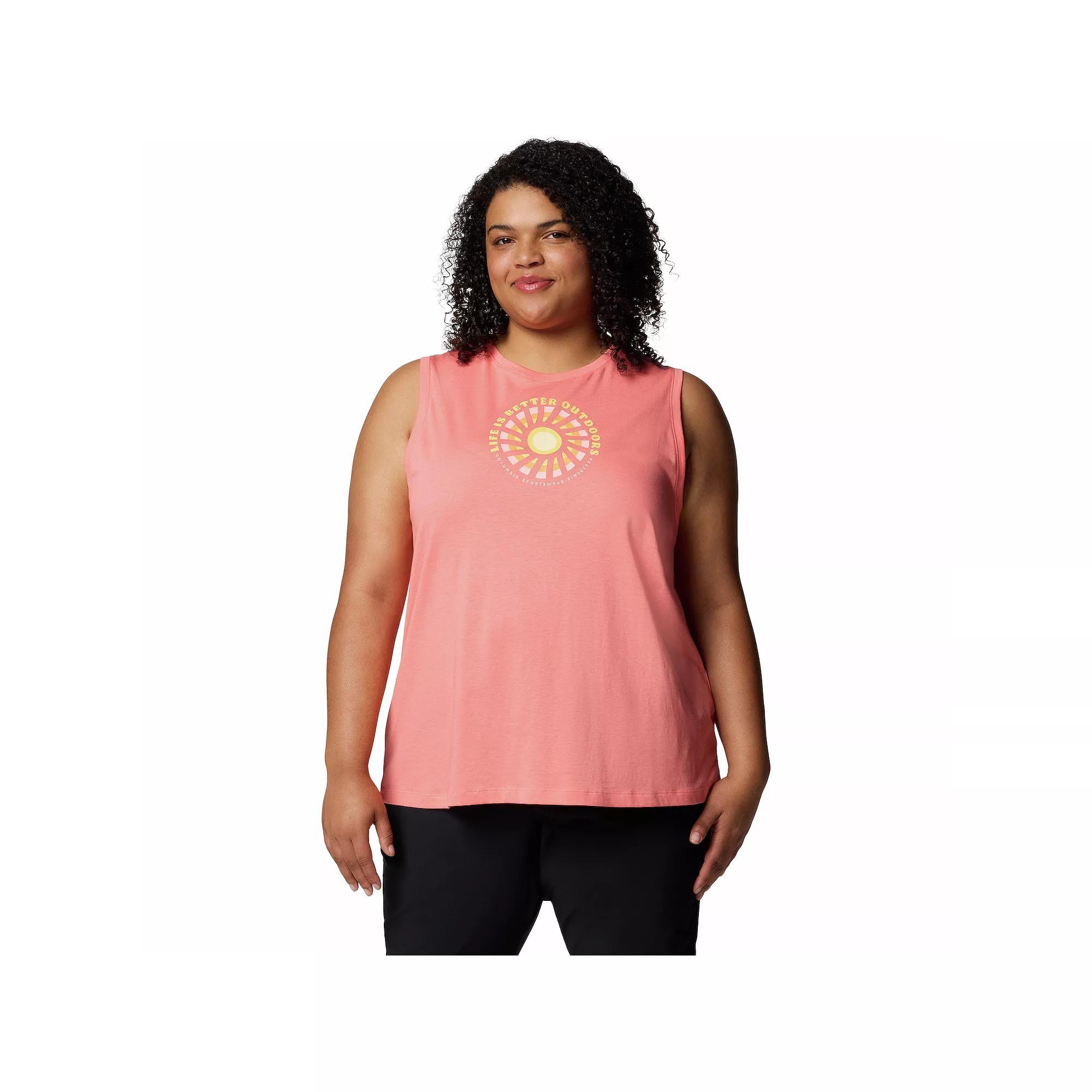 Columbia Women's Ruby Springs Graphic Tank - Plus Size- Product Image