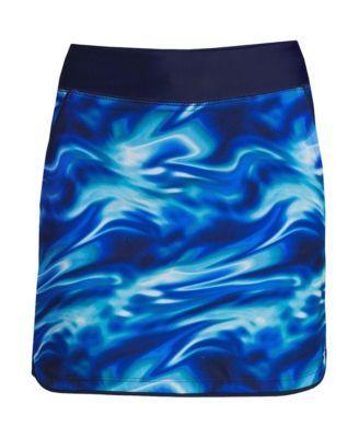 Womens Lands End Quick Dry Active Swim Skort Blue Paisley Product Image