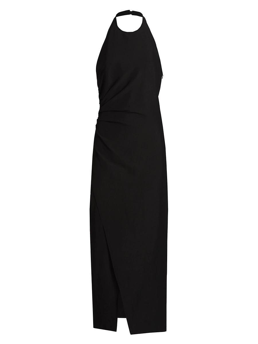 Womens Sylvie Halterneck Midi-Dress Product Image