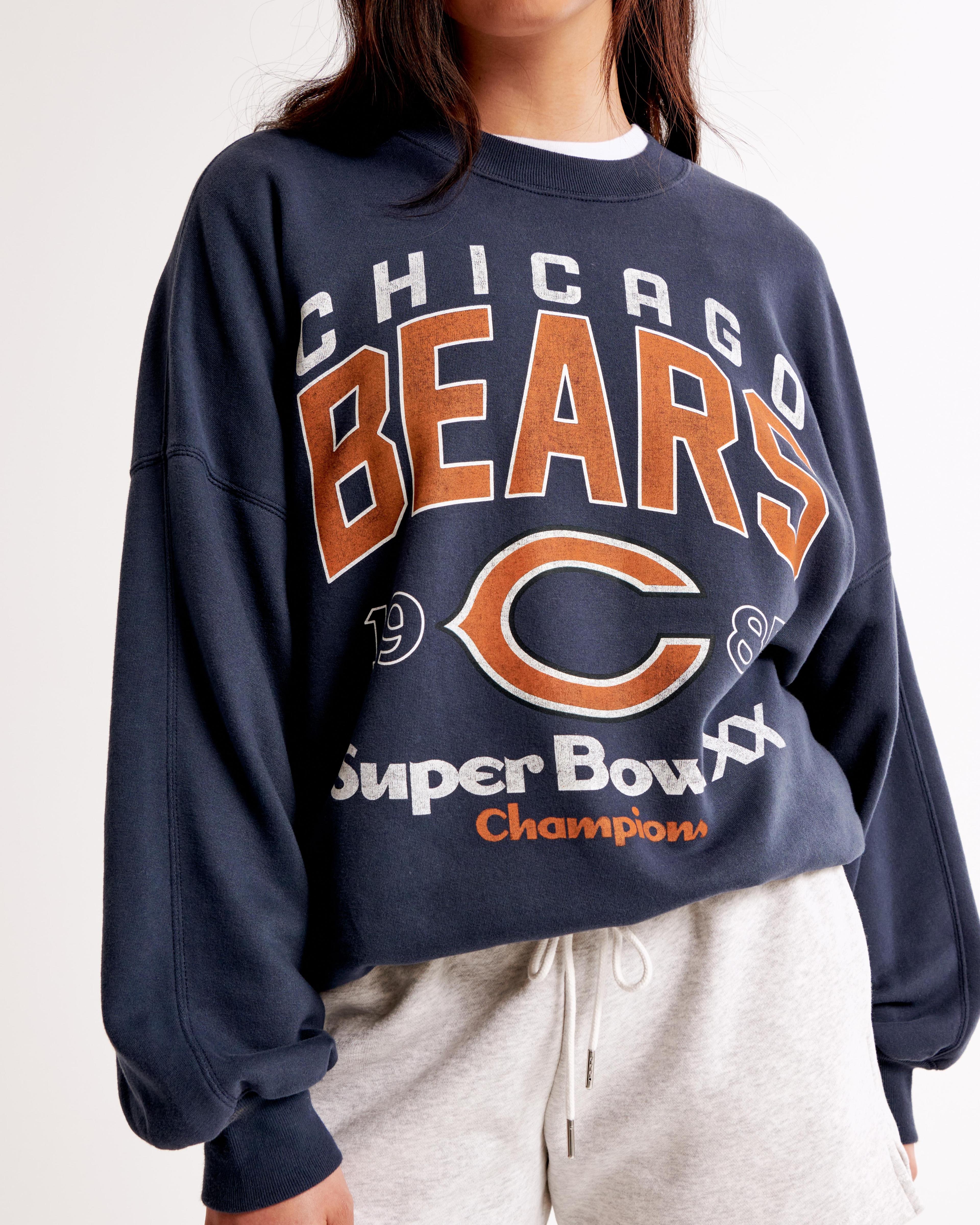 Chicago Bears Graphic Oversized Sunday Crew Product Image