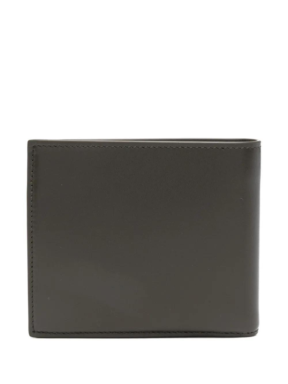 FERRAGAMO Gancini-plaque Leather Wallet In Black Product Image