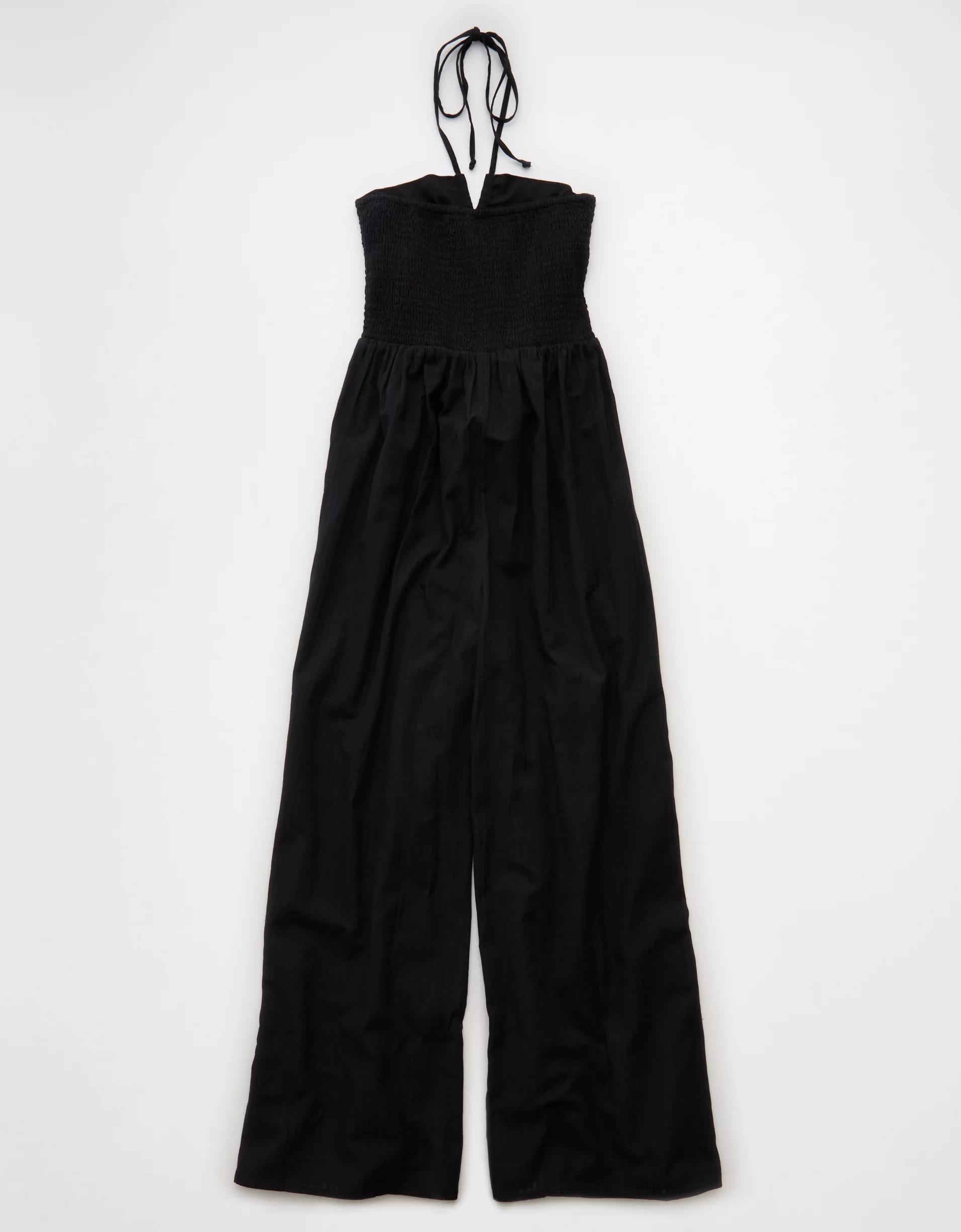 AE Cut-Out Halter Jumpsuit Product Image