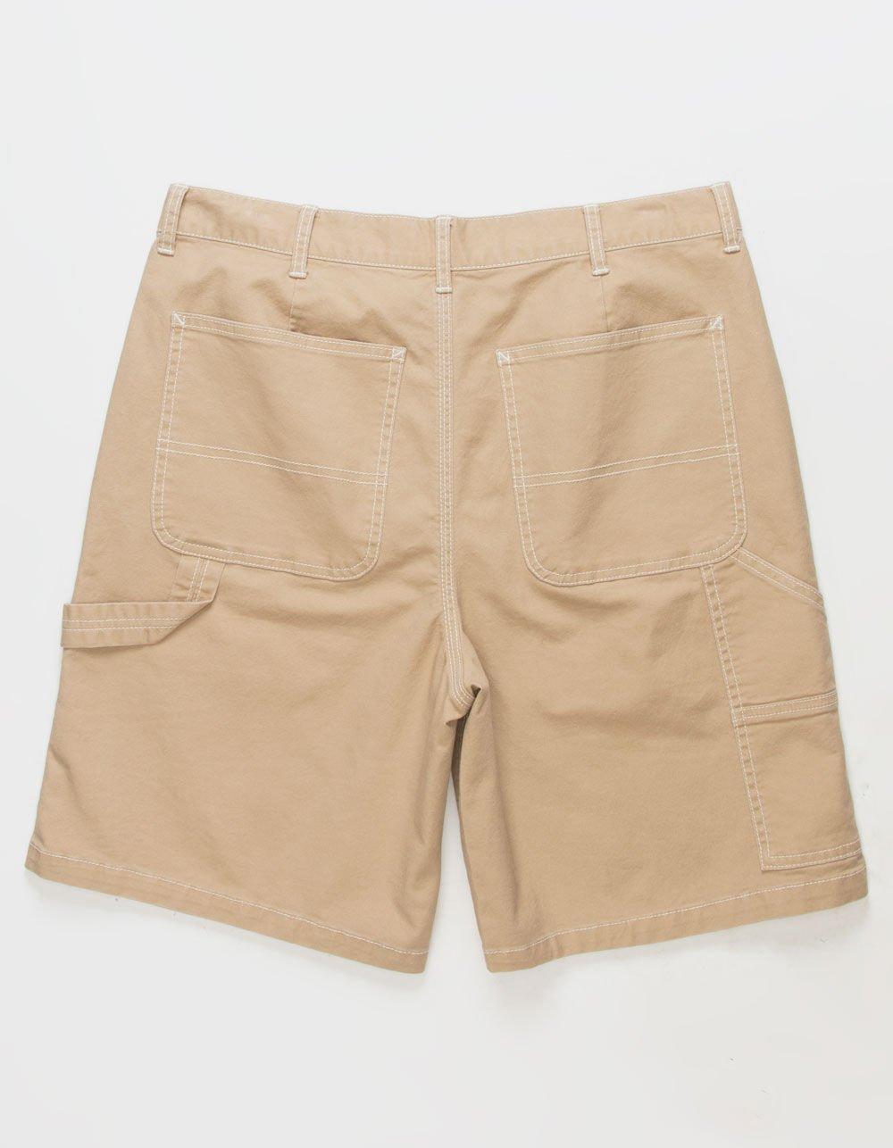 RSQ Mens Utility Canvas Shorts - SAND Product Image