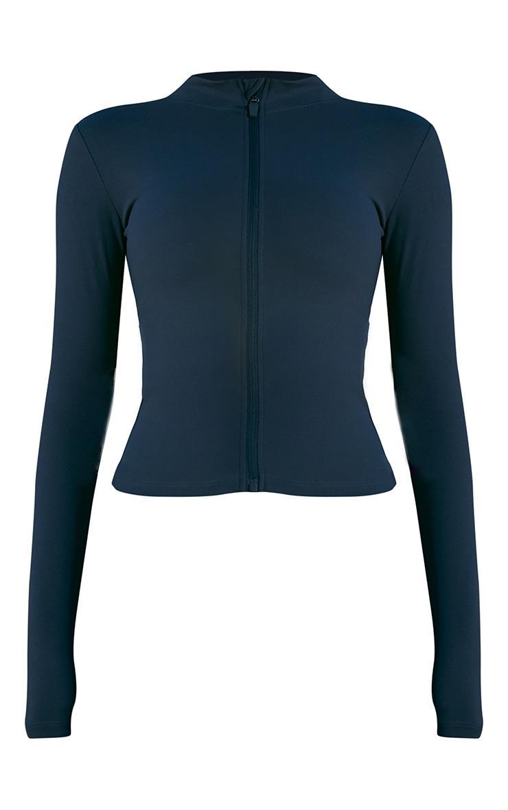 Midnight Blue Sculpt Jacket Product Image