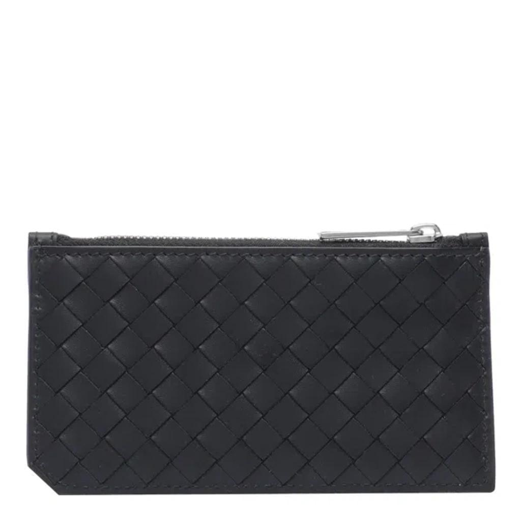 BOTTEGA VENETA Woven Intrecciato Clutch Bag In Black Product Image