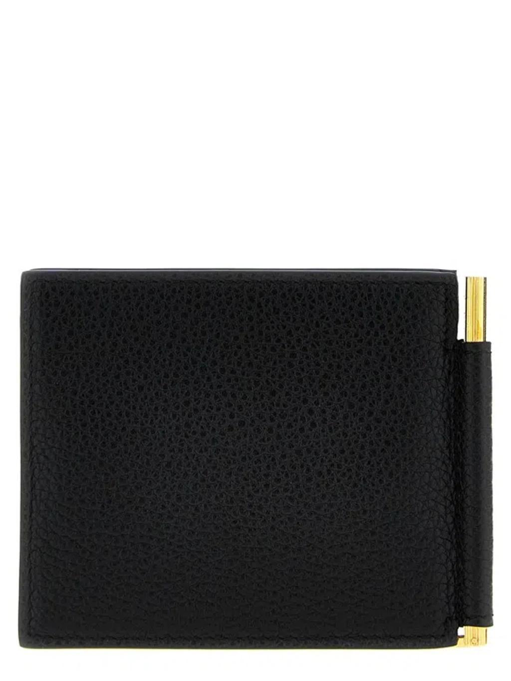 Logo Leather Wallet In Black Product Image