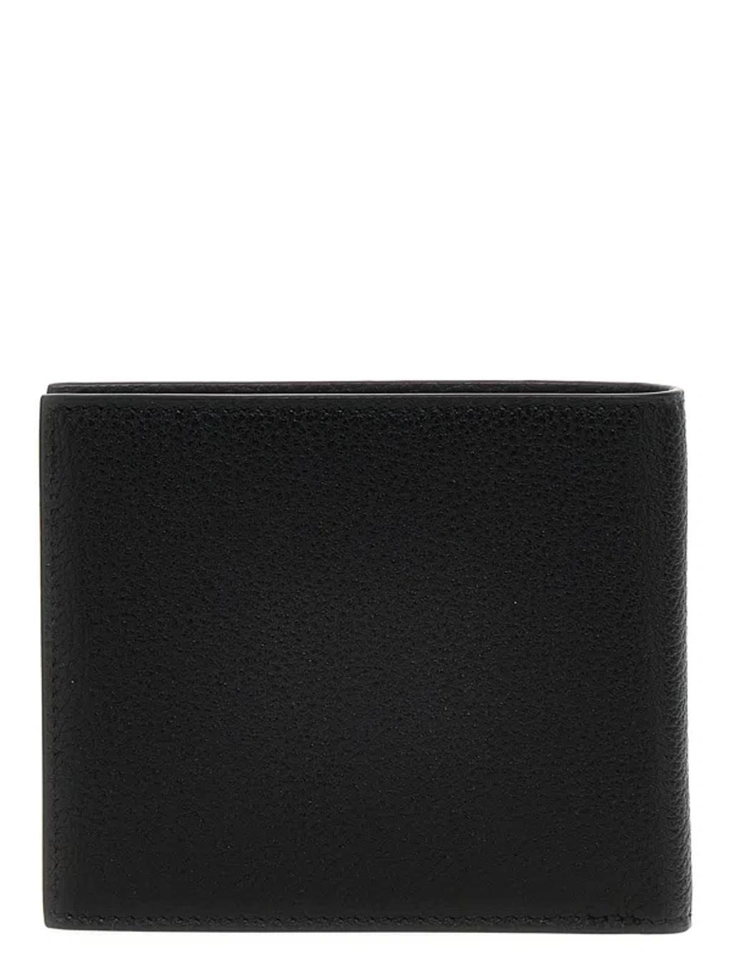 Logo Leather Wallet In Black Product Image