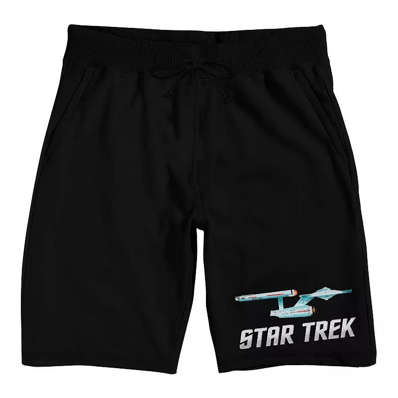 Men's Star Trek Spock Retro Sleep Shorts, Size: XXL, Black Product Image