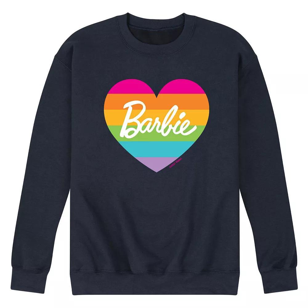 Men's Barbie Pride Rainbow Fleece Sweatshirt,  Product Image