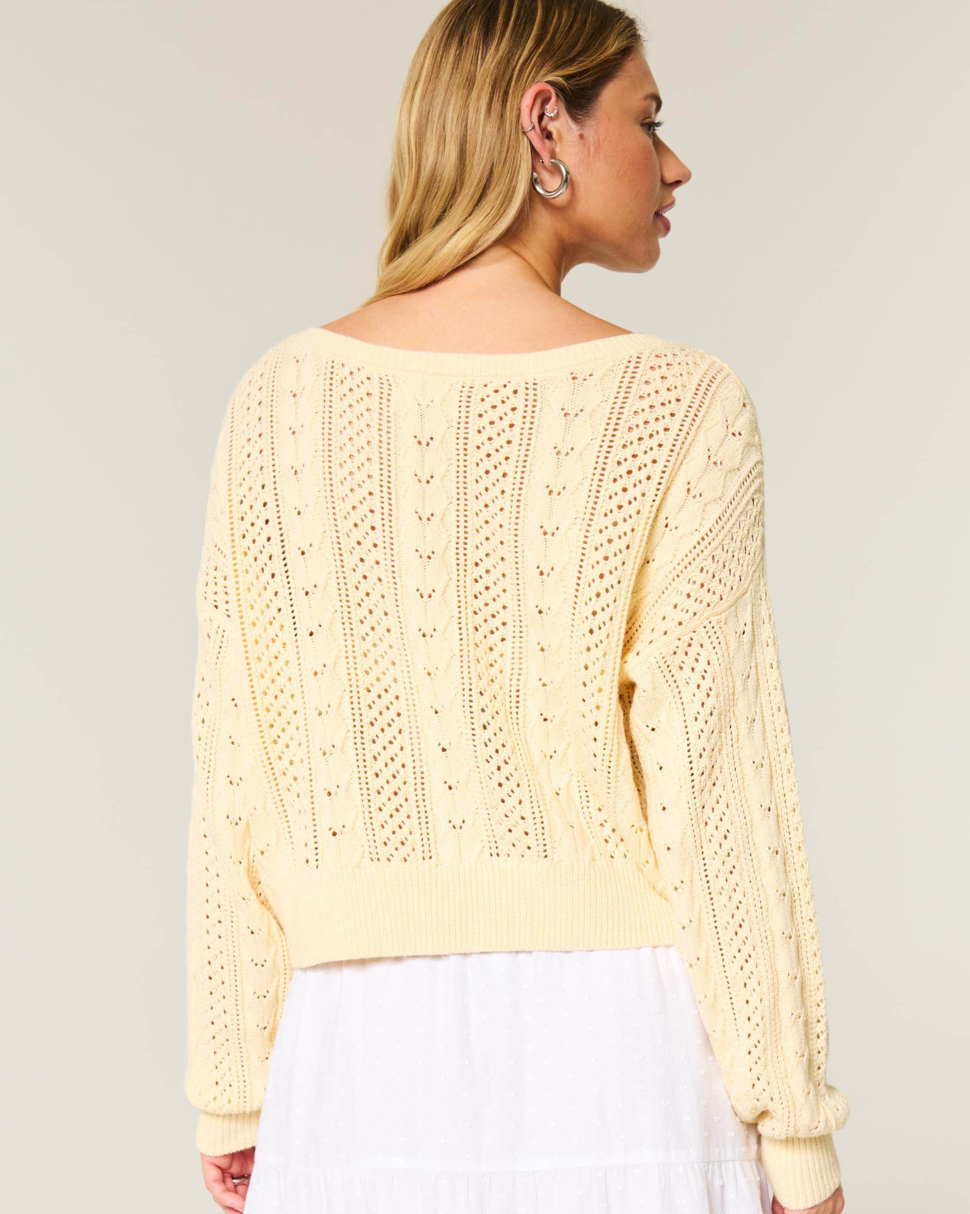 Cable-Knit Sweater Product Image