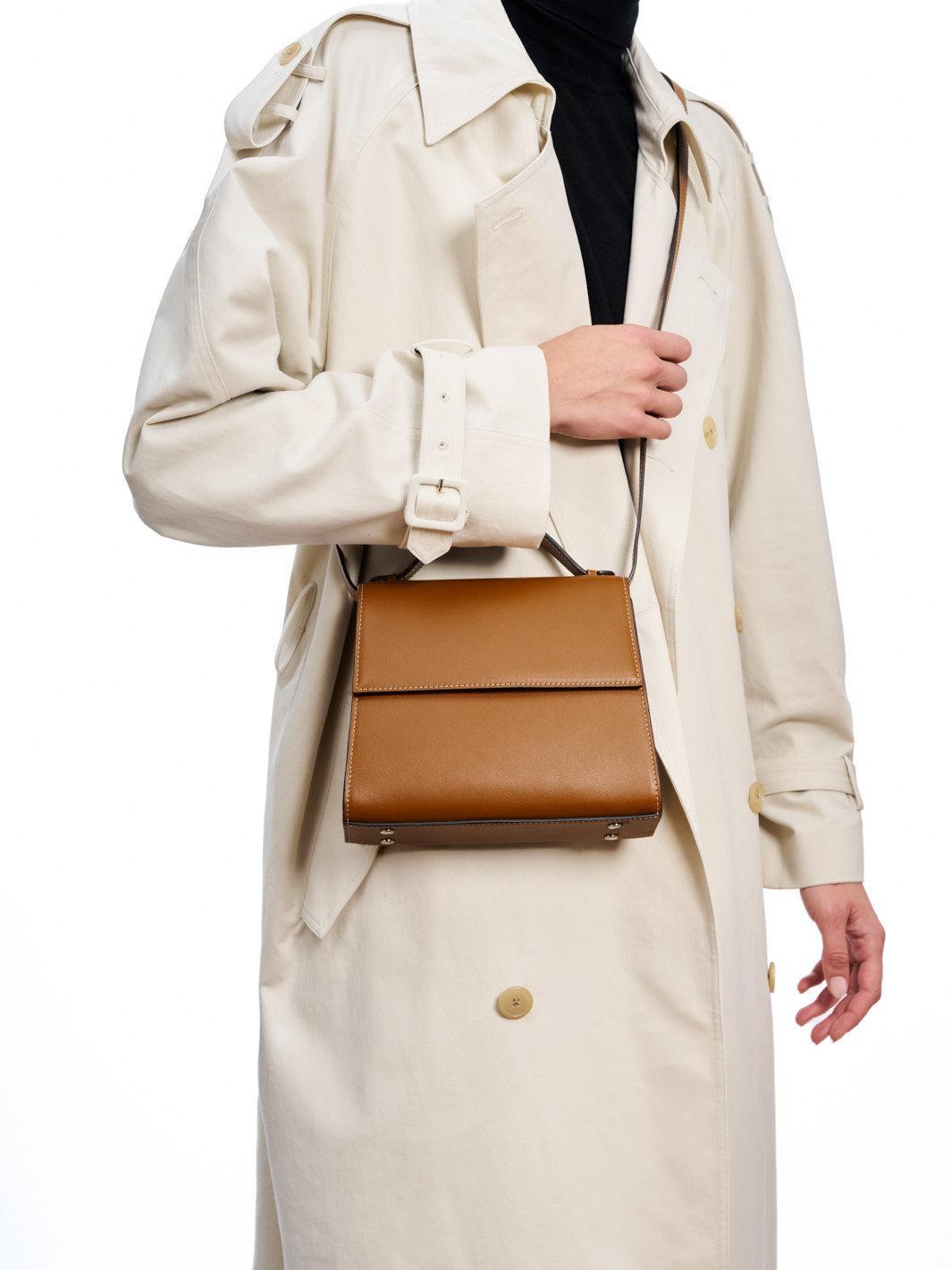 The Medium Top Handle in Nappa Product Image