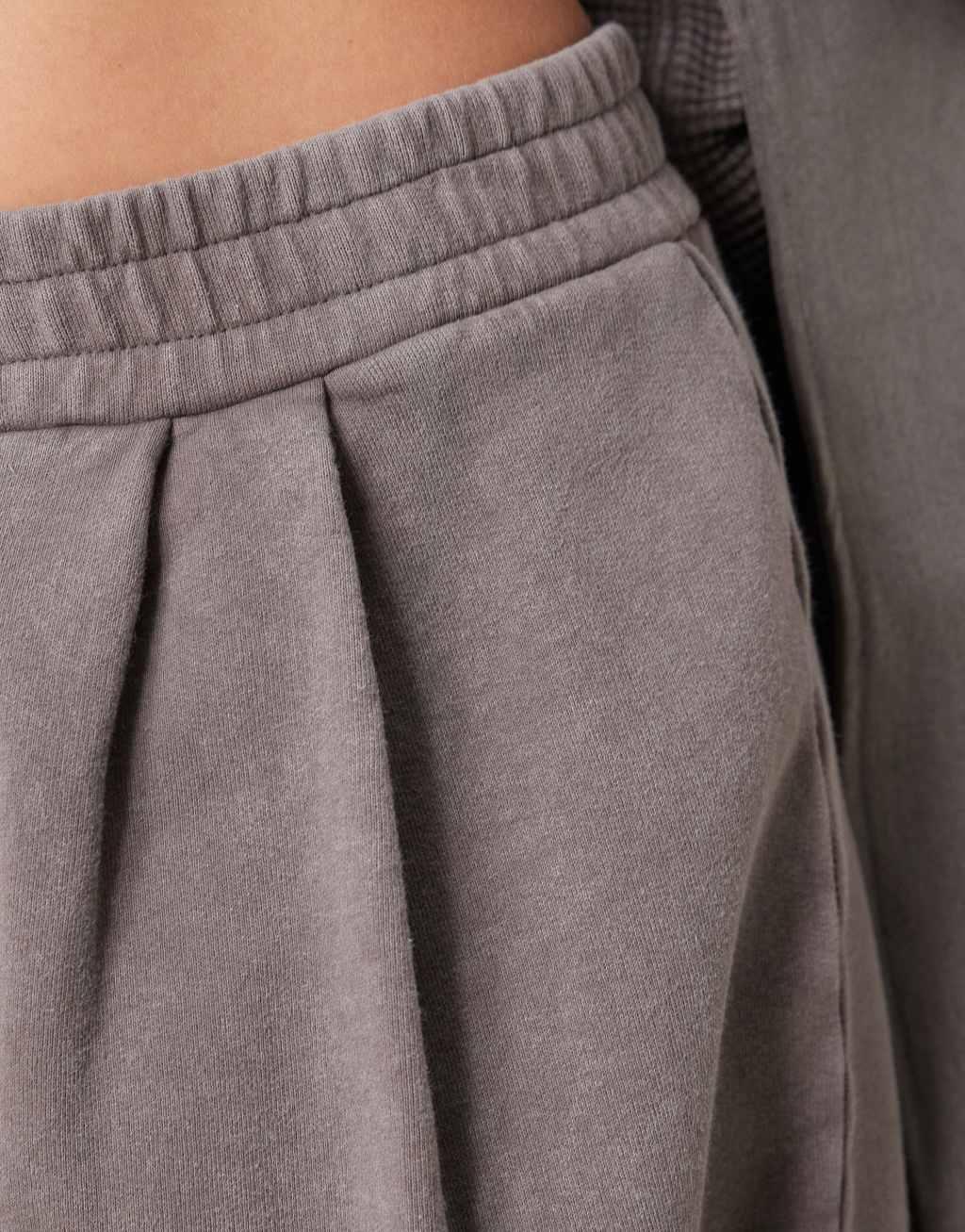 ASOS DESIGN extreme wide leg sweatpants in washed gray Product Image