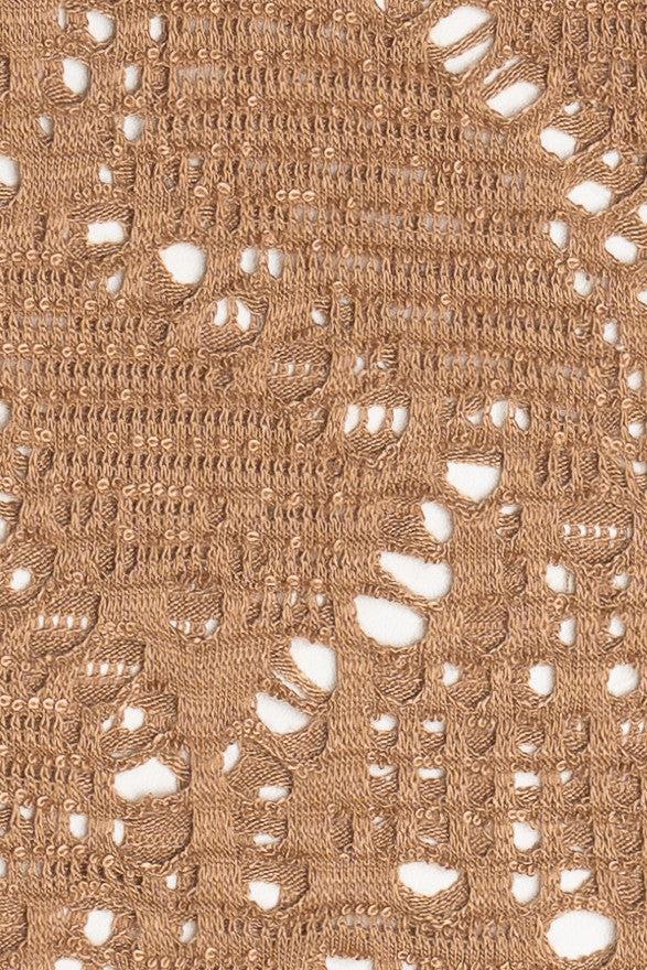 Bell Sleeve Crochet Net Top Product Image