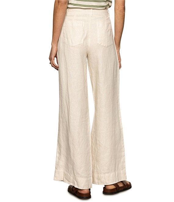 Sanctuary The Linen Marine Wide Leg Pants Product Image