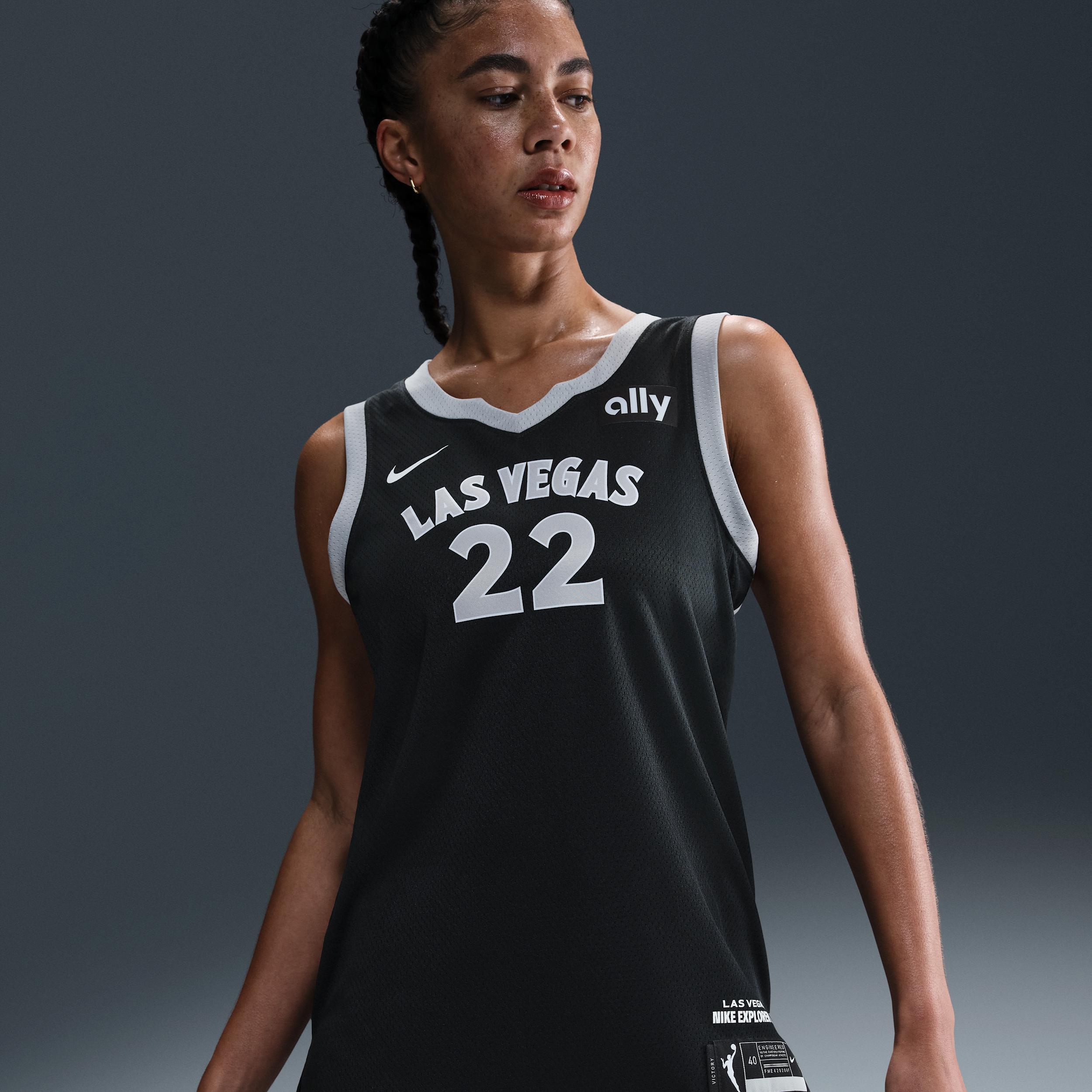 A'ja Wilson Las Vegas Aces 2023 Nike Women's Dri-FIT WNBA Victory Jersey Product Image