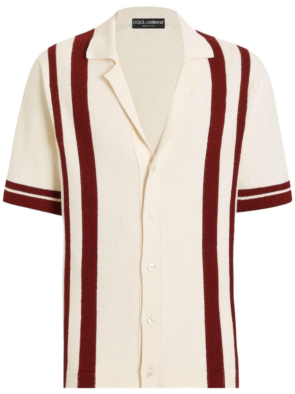 striped bowling shirt Product Image