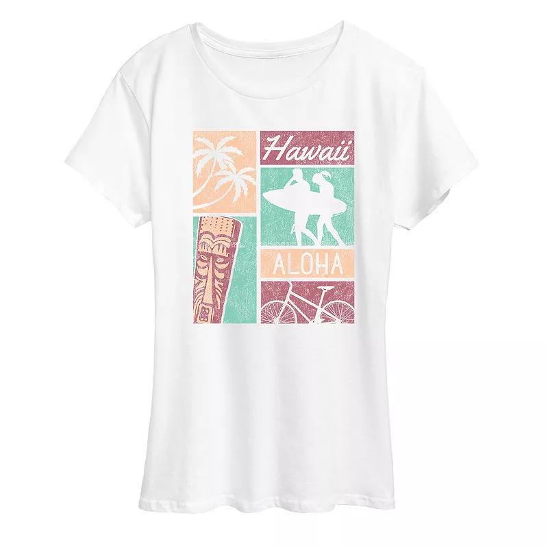 Womens Retro Summer Design Graphic Tee Product Image