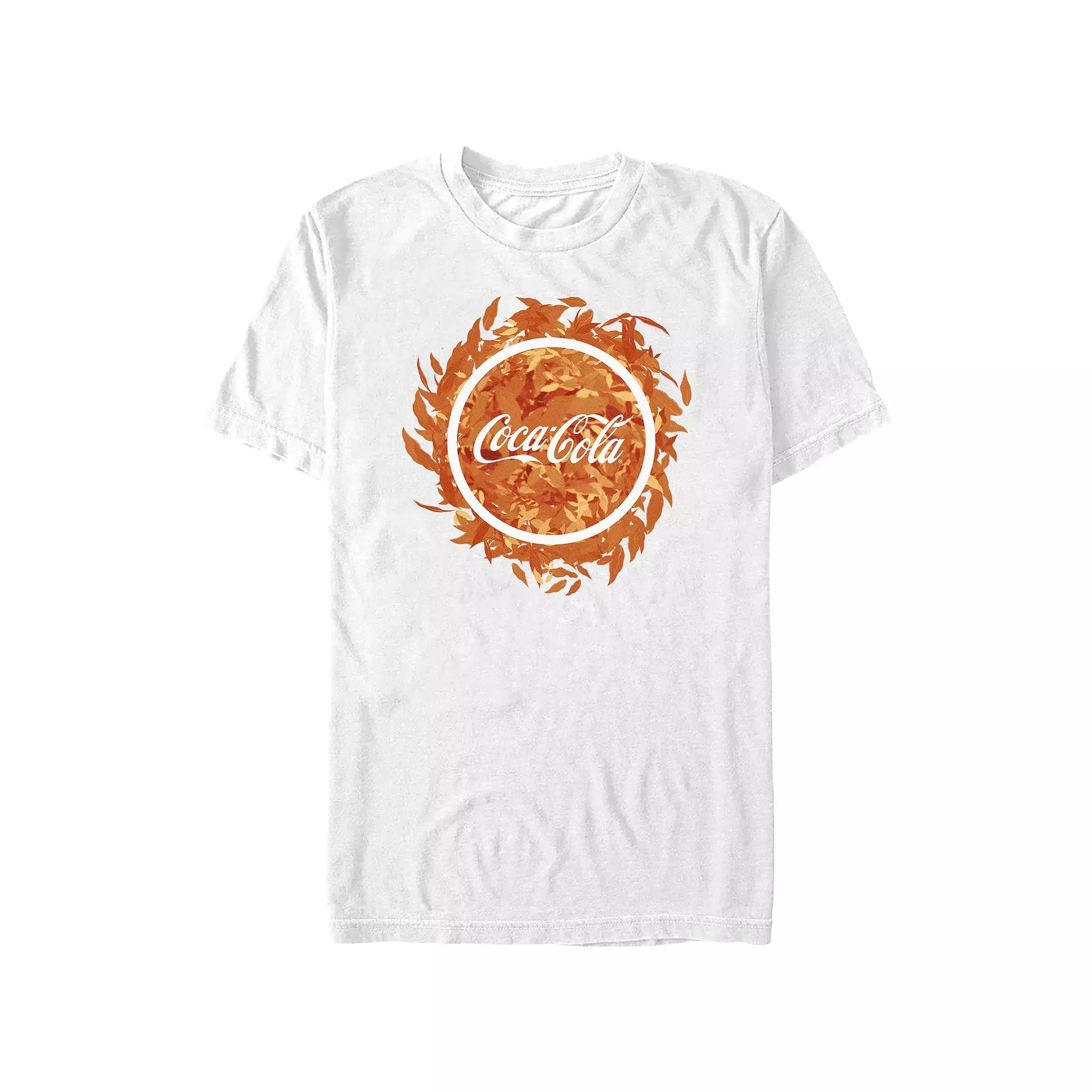Men's Coca-Cola Autumn Leaves Graphic Tee,  Product Image