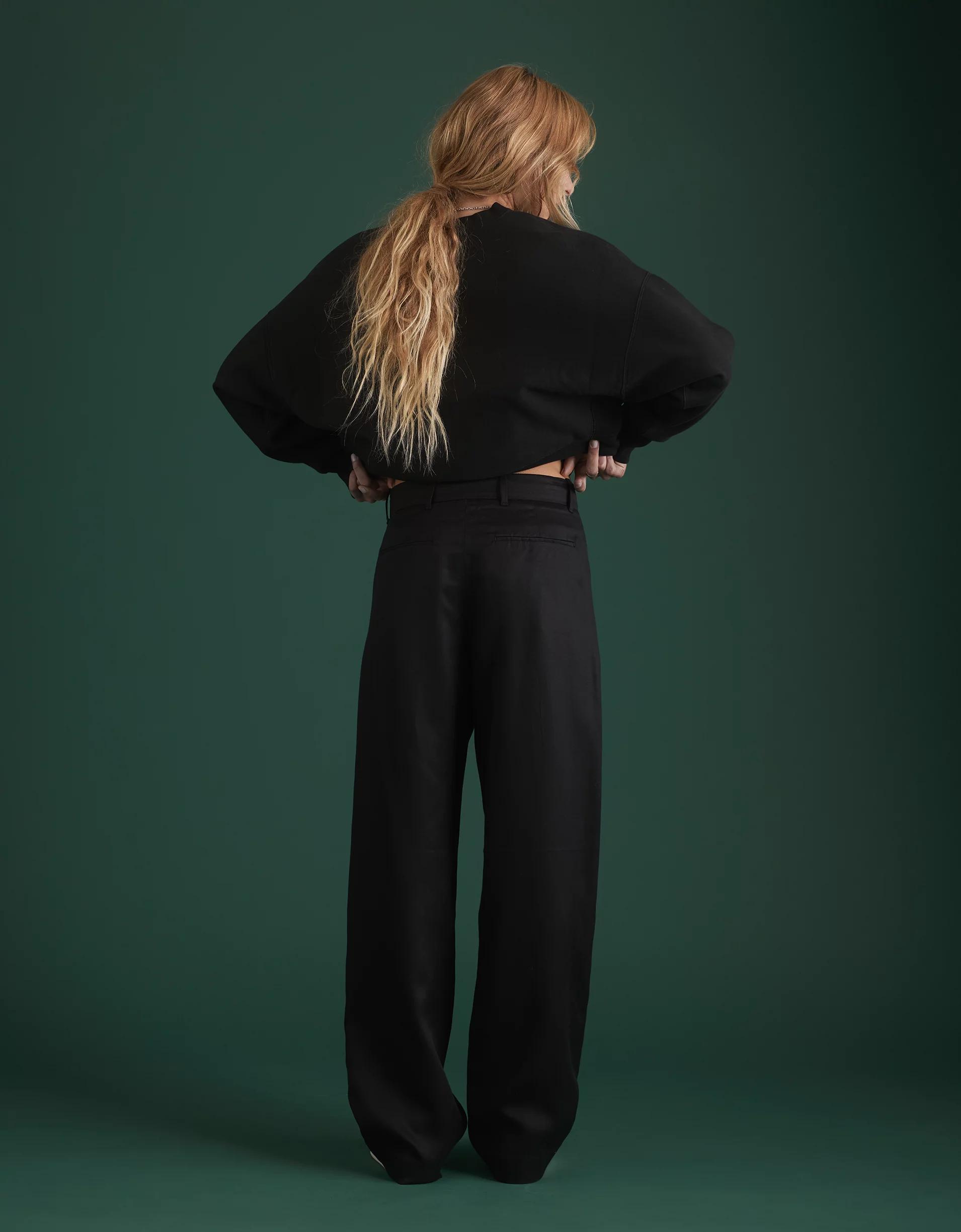 AE77 Premium Pleated Trouser Pant Product Image