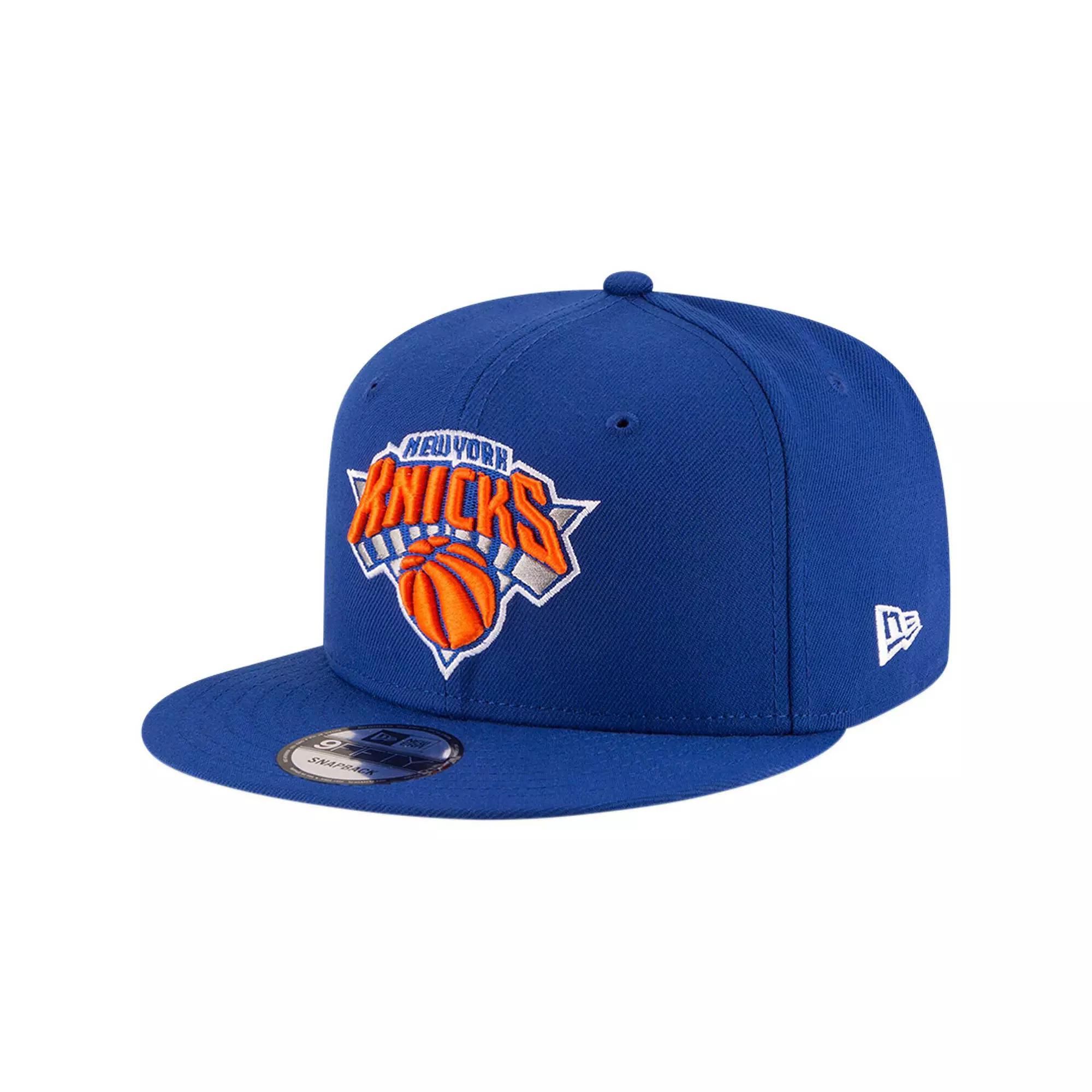 Men's New Era Blue New York Knicks Official Team Color 9FIFTY Snapback Hat Product Image