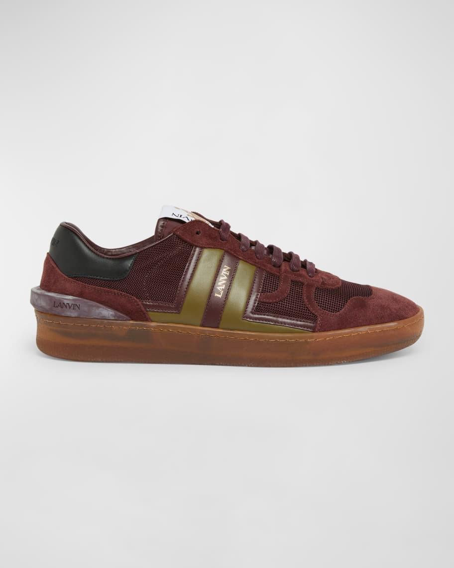 Men's Clay Mix-Leather Low-Top Sneakers Product Image