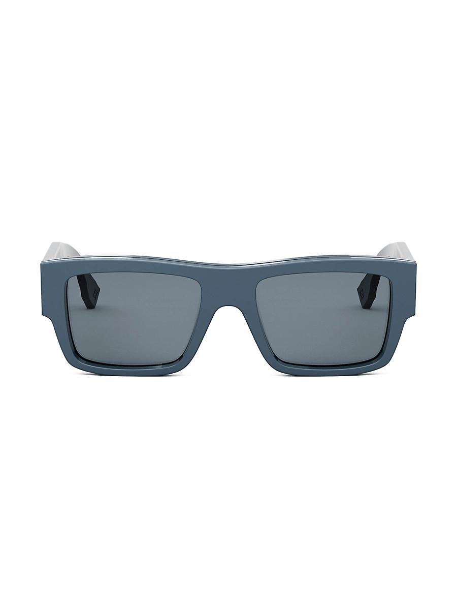 Mens Signature 53MM Rectangular Sunglasses Product Image