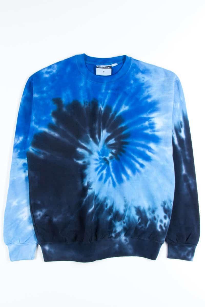 Blue Ocean Tie Dye Sweatshirt Product Image