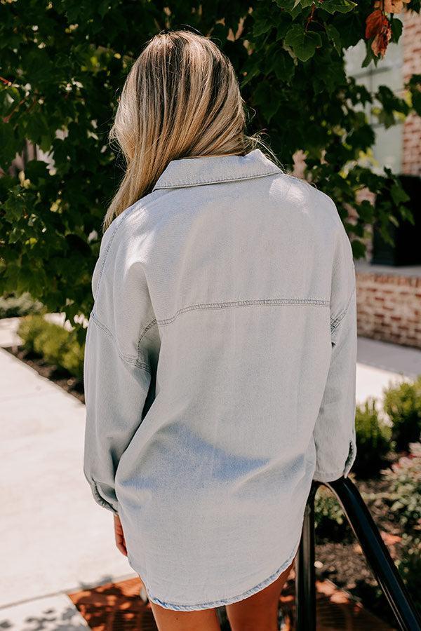 Risen The Delilah Denim Button Up Product Image