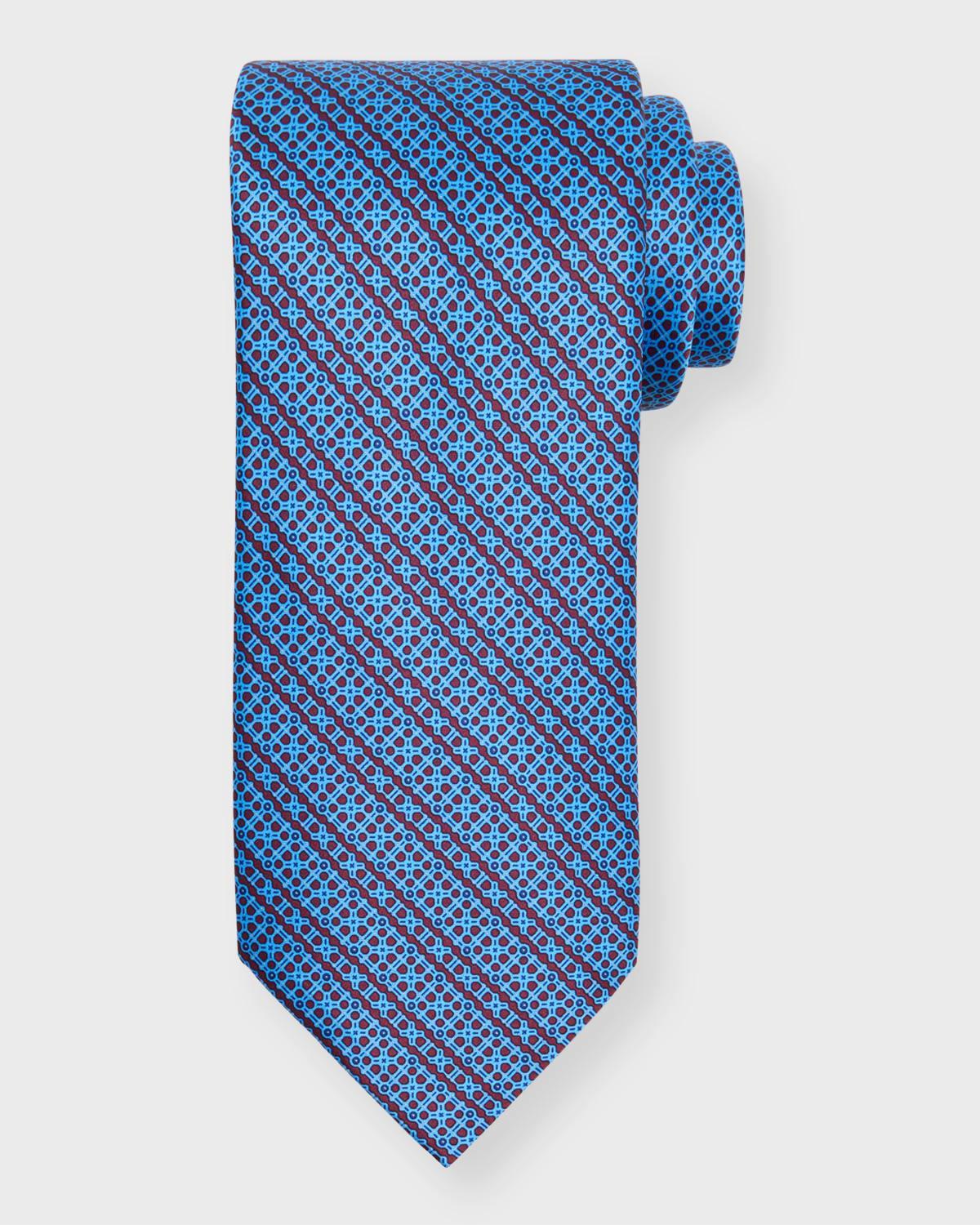 Mens Printed Silk Tie Product Image