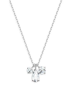 Swarovski Attract Three Stone Pendant Necklace, 15.6 Product Image