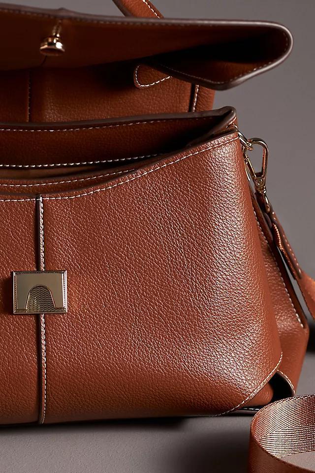 Foldover Top-Handle Satchel Product Image