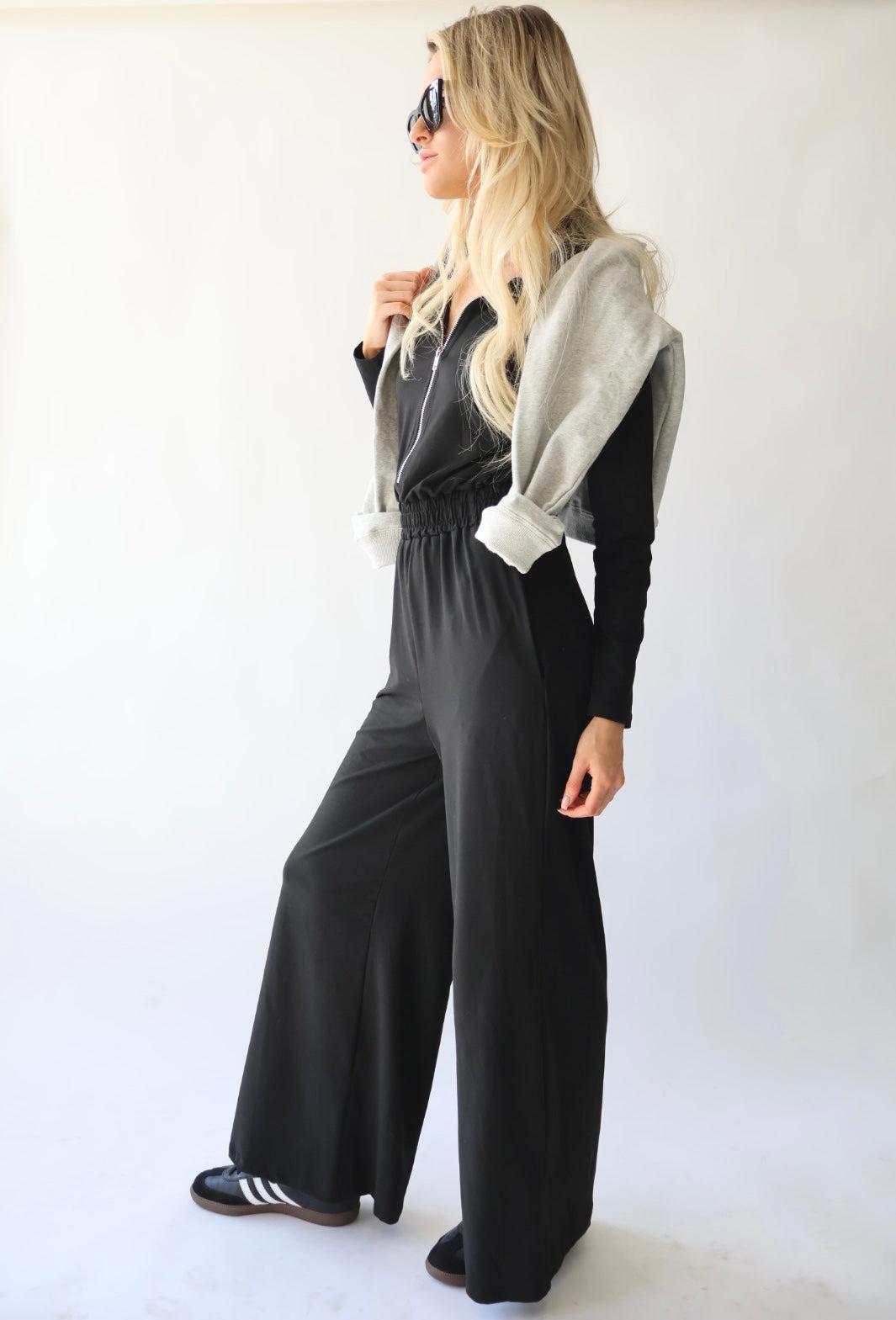 Claire Zipper Jumpsuit Product Image
