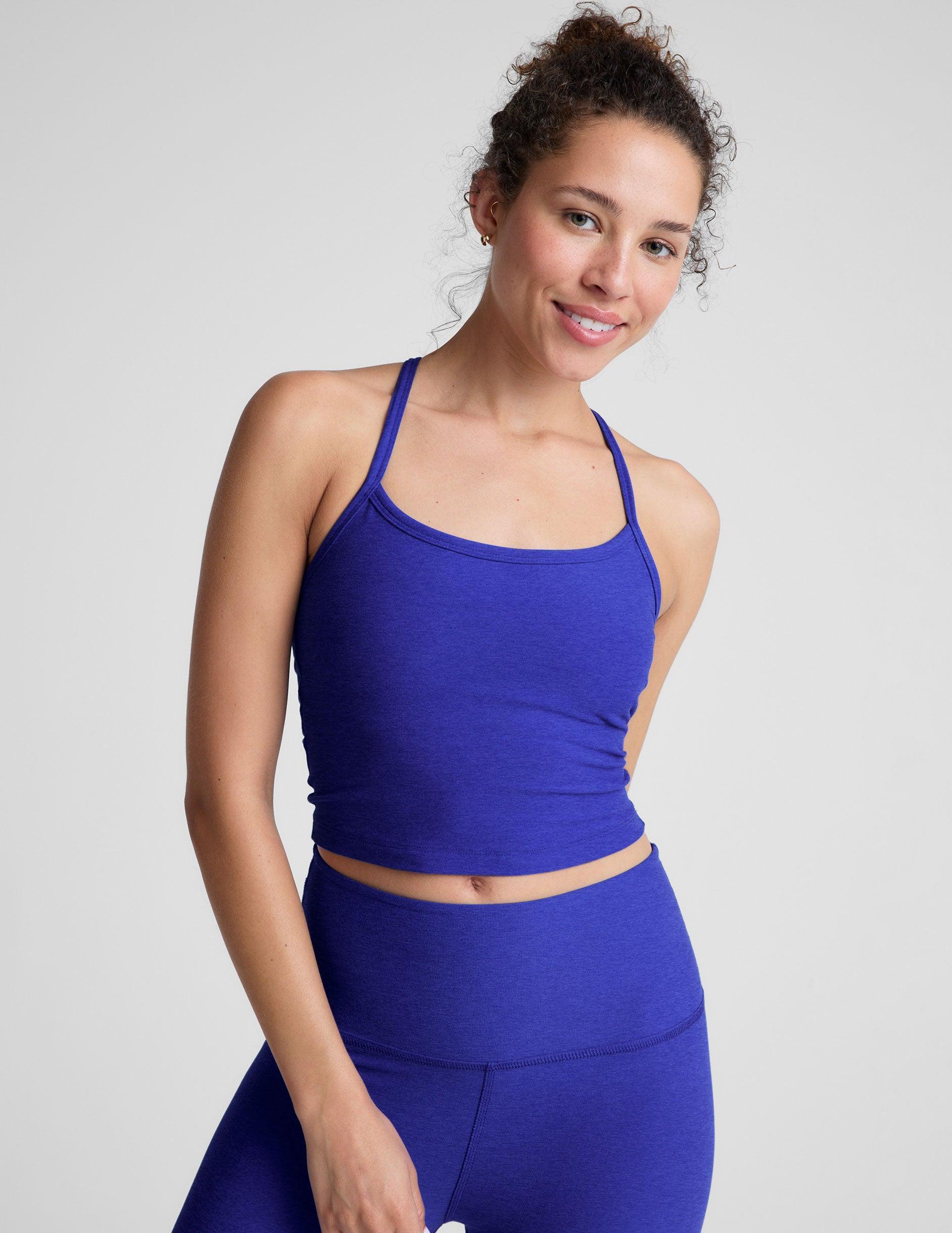 Spacedye Slim Racerback Cropped Tank Product Image