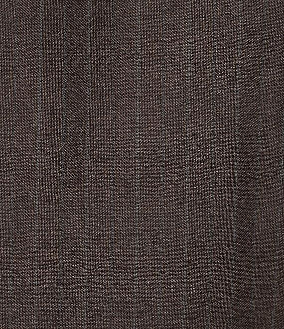 Hart Schaffner Marx New York Modern Fit Flat Front Stripe Pattern 2-Piece Suit Product Image
