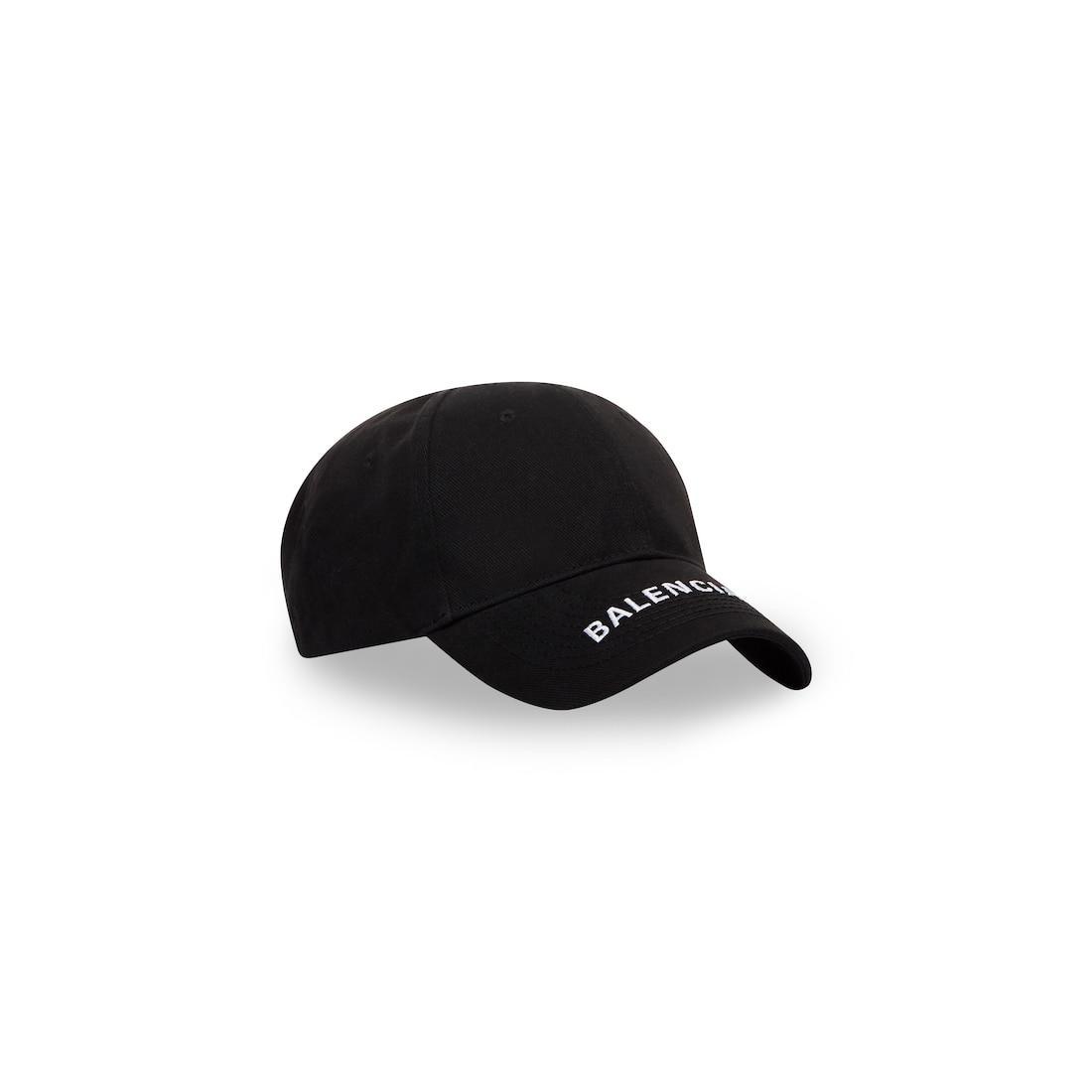 Logo Visor Cap in Black Product Image