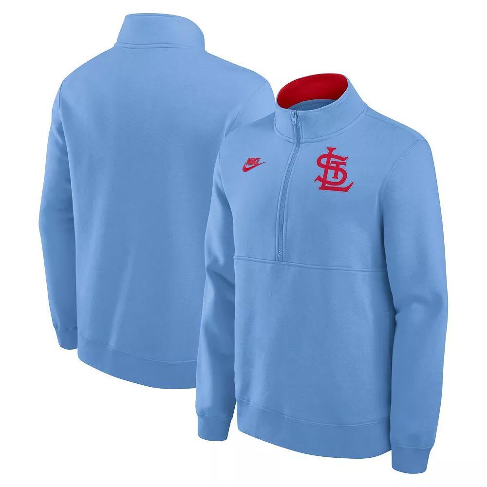 St. Louis Cardinals Cooperstown Nike Men's MLB 1/2-Zip Crew Product Image
