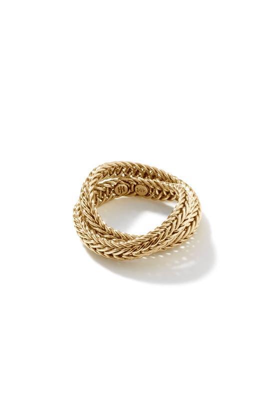 JOHN HARDY Classic Chain Layered Ring In Gold Product Image