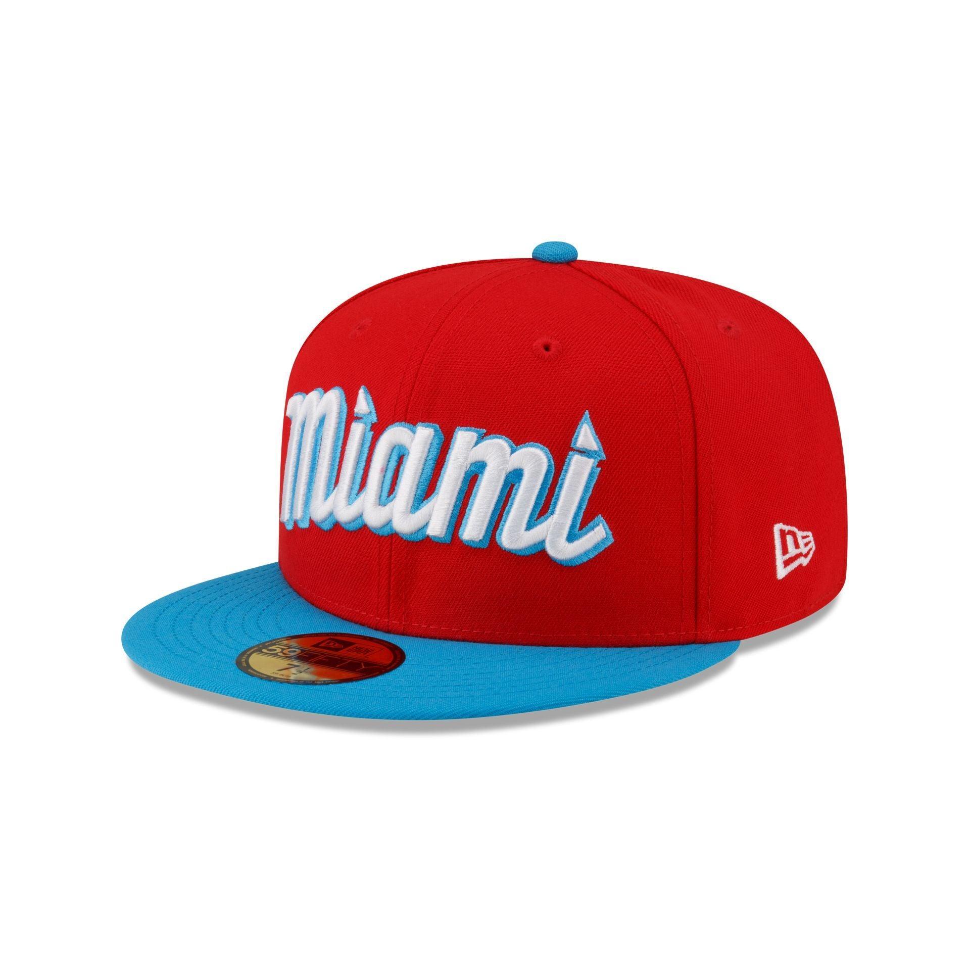 Miami Marlins Team 59FIFTY Fitted Hat Male Product Image