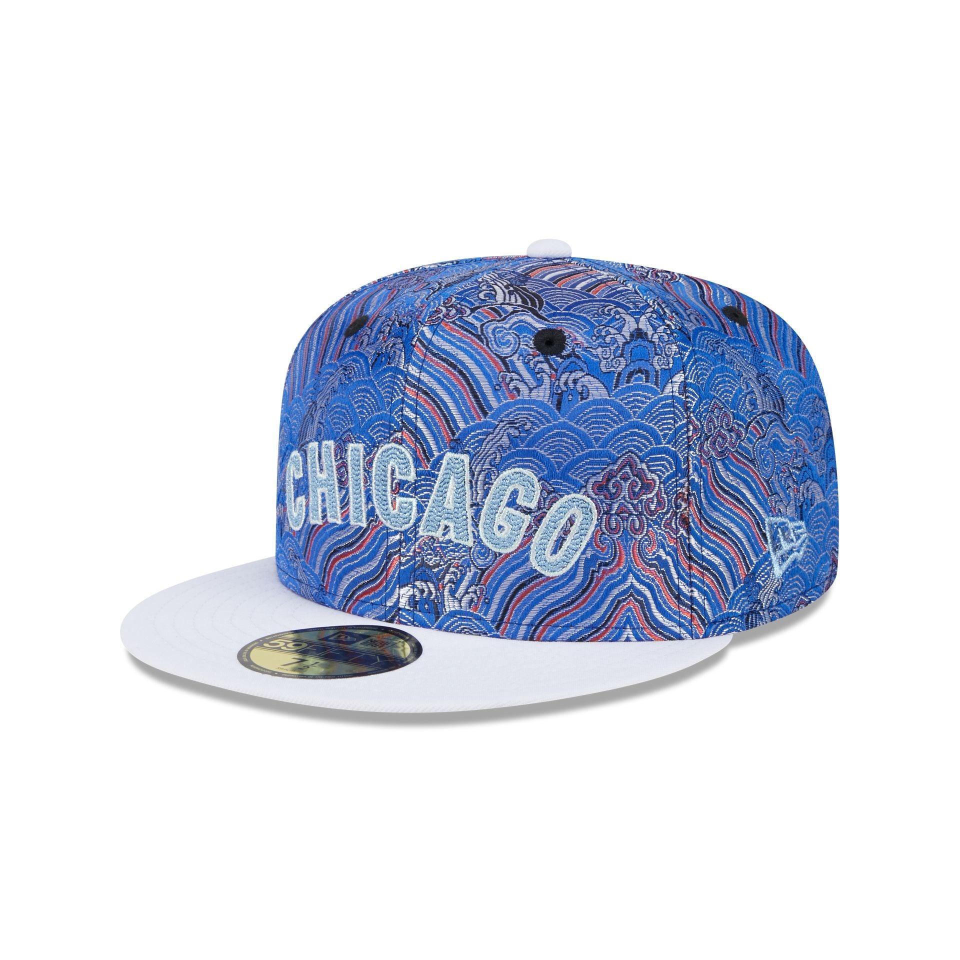 Chicago Cubs Wave Fill 59FIFTY Fitted Hat Male Product Image