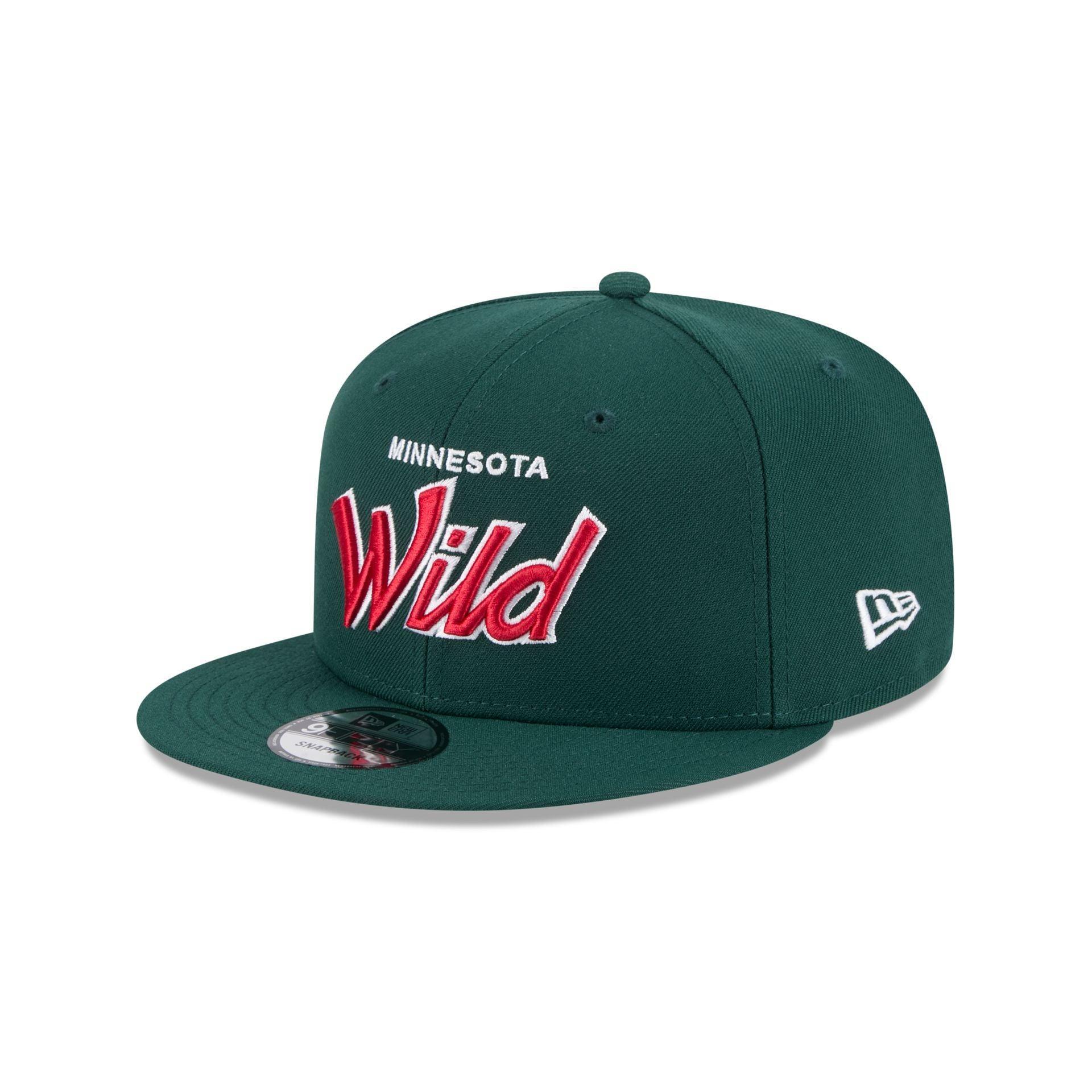 Minnesota Wild Script 9FIFTY Snapback Hat Male Product Image