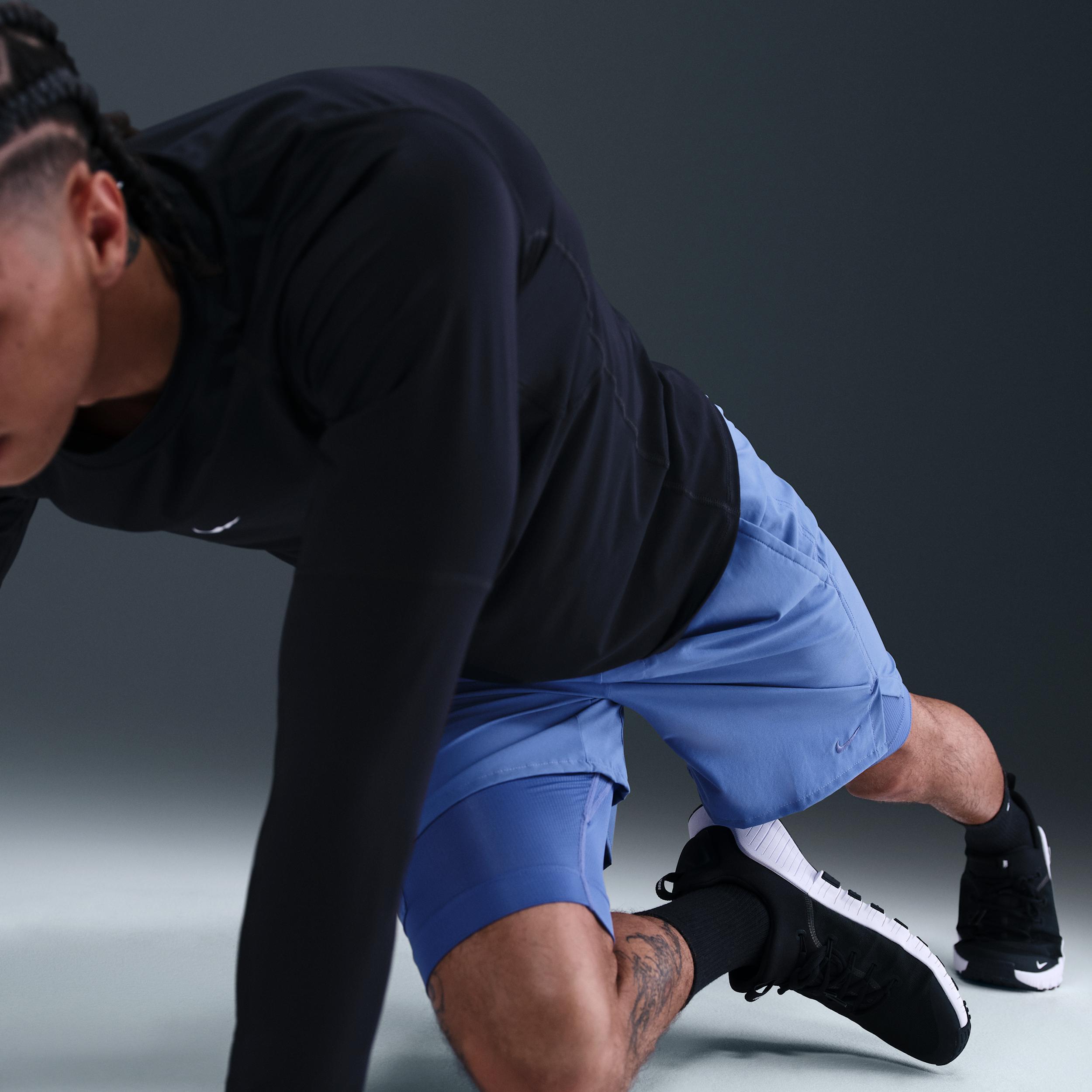 Nike Mens Unlimited Dri-FIT 7 2-in-1 Versatile Shorts | DV9334-411 Product Image