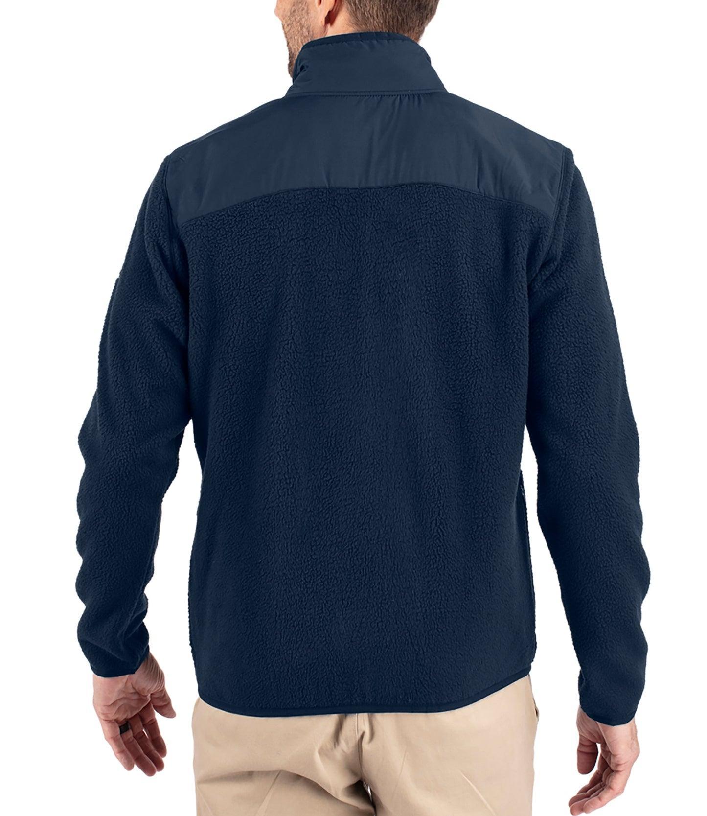 Cutter & Buck Cascade Eco Sherpa Mens Big & Tall Fleece Jacket Male Product Image