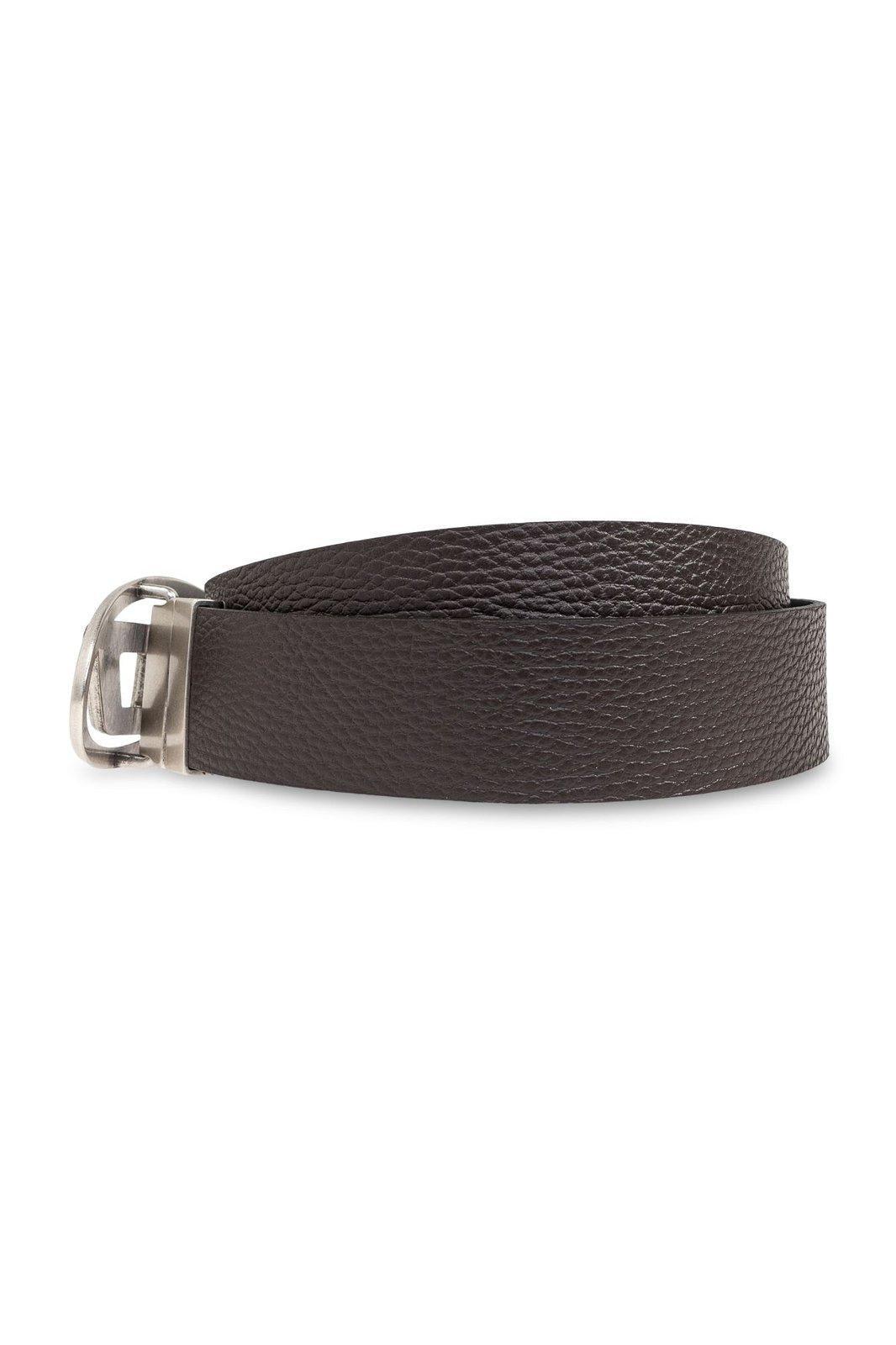 DIESEL 1dr Logo Buckle Belt In Nero Product Image