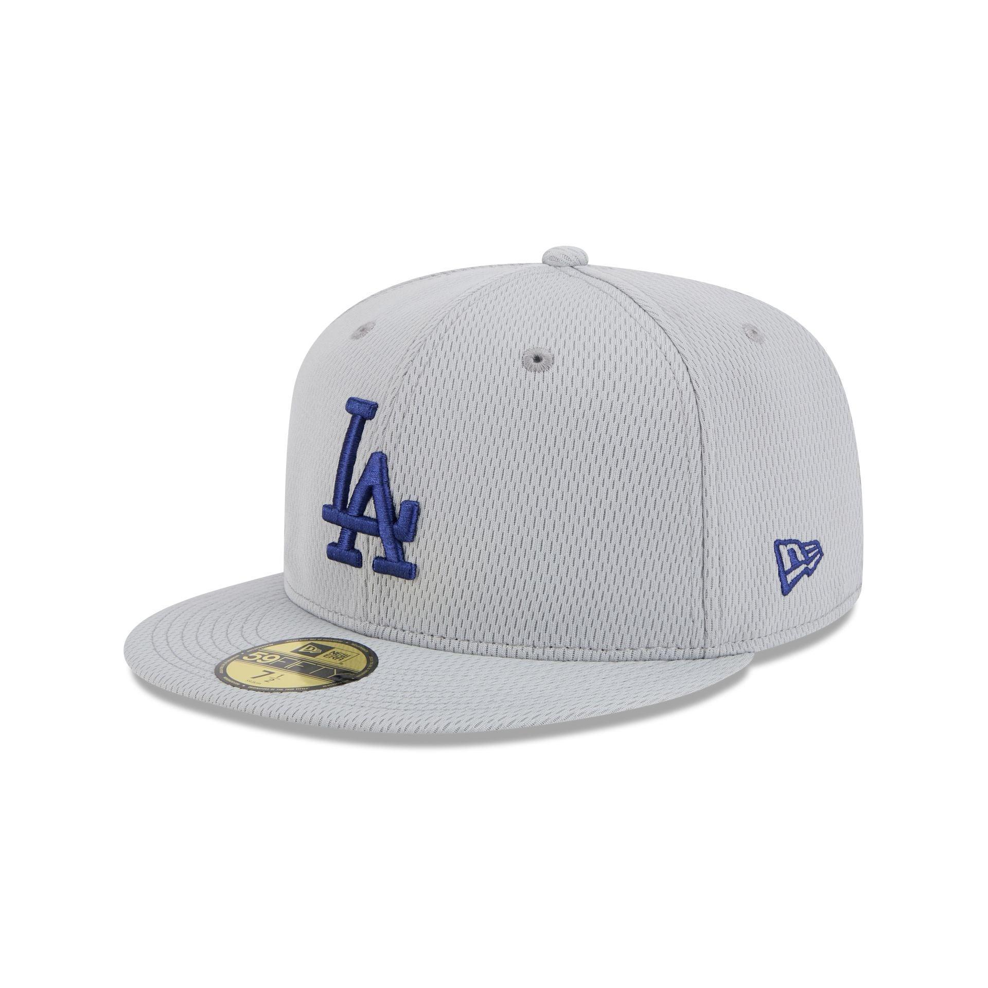 Los Angeles Dodgers 2025 Clubhouse Gray 59FIFTY Fitted Hat Male Product Image